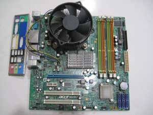 Acer MG43M LGA775 Motherboard with BP; FREE Intel Core 2 Duo E7500