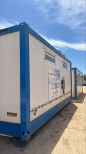 Second-hand 6x2.4m Self-Contained Male/Female Toilet Block, Region A2
