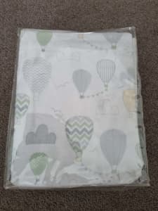 NEW UNUSED 4Baby Flanelette Cot Unisex Flat Sheet and Pillowcase