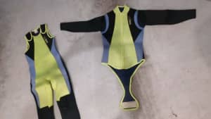 Apollo 2 piece diving wetsuit - for cold water diving.