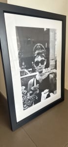 Audrey Hepburn picture Framed