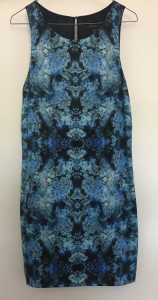FOREVER NEW BLUE FULLY LINED CASUAL SHORT DRESS SIZE 10