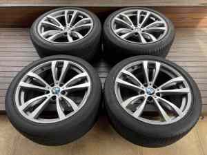 20 BMW GENUINE X5 E53 E70 F15 *M-SPORT* STAGGERED Wheels & Tyres 275