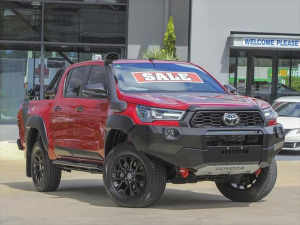 2021 Toyota Hilux GUN126R Rugged X Double Cab Red 6 Speed Sports Automatic Utility