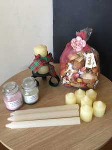 Brand New Candles & Potpourri Bundle - Price For All