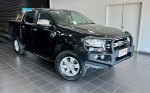 2018 Ford Ranger PX MkIII 2019.00MY XLT Black 6 Speed Sports Automatic Utility