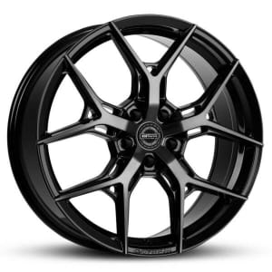 GT FORM TORQUE WHEELS 20X8.5 20X10 5/127 STAGGERED GLOSS BLACK TINTED