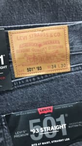 Levi’s 501 30 inseam men’s jeans Grey acid 30, 33,34 -