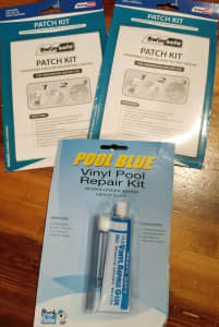 REPAIR PATCHES OR TUBE OF GLUE FOR SWIMMING POOL $5.00 each