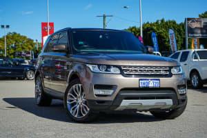 2015 Land Rover Range Rover Sport L494 16MY SDV6 HSE Brown 8 Speed Sports Automatic Wagon