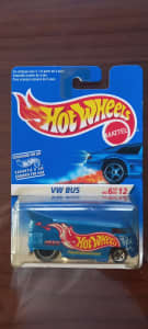 Hotwheels 1996 First Edition VW DRAG BUS FUNNY CAR ON RARE CARD
