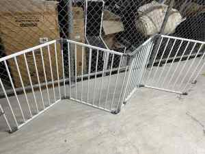 Extra long baby barrier with gate - sold pending pick up