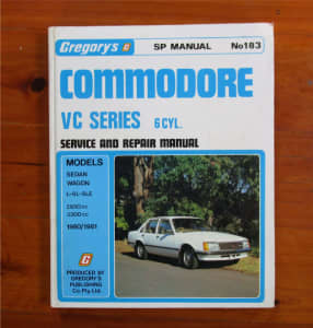 Commodore VC series 1980 -1981 6 cylinder service and repair manual