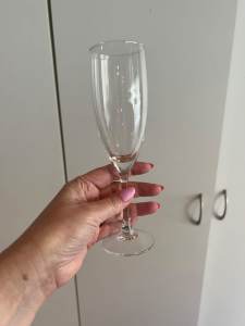 Champagne glasses x 56 - as new