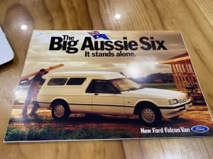 1986 Ford Falcon Van Brochure - The Big Aussie Six