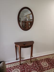 Wall unit and matching mirror