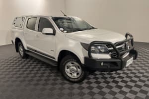 2018 Holden Colorado RG MY19 LS Pickup Crew Cab White 6 Speed Manual Utility