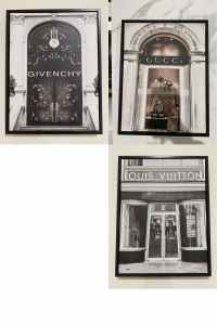 Set of 3 designer canvases gucci givenchy Louis Vuitton