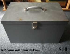 metal box, h265x415x245mm