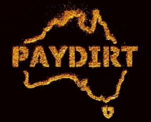 PAYDIRT - Containing 2 Grams of AUSTRALIAN GOLD - 200 Gram Bag