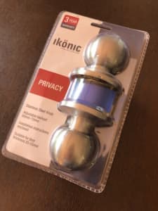 New Ikonic privacy latch - stainless steel