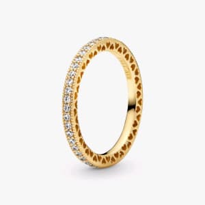 **SOLD ** Gold plated Pandora ring