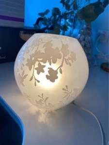 White Flower Lamp