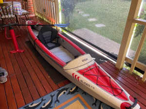 Kayak.KXONE Slider 375 Superlite- Single inflatable Kyak.Paid $1499.