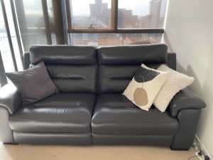 Italian Leather Recliner sofa