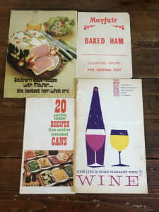 1960s recipe pamphlets