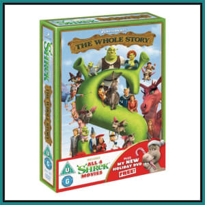 SHREK THE WHOLE STORY 4 MOVIE COLLECTION ** BRAND NEW DVD BOXSET