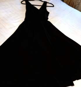 Black wrap around dress