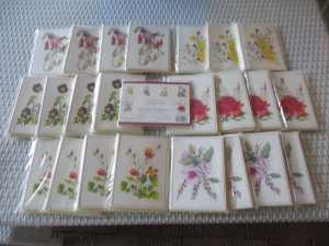 Blank cards Wildflowers of Aust pack of 6 -$2 a pack OR 10/$15 20/$20