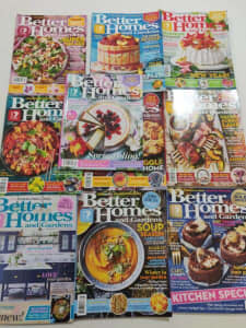 Better Homes and Gardens Magazine Bundle x 10 Issues 2020 Jan - Oct