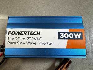 Powertech 300W Pure Sine Wave Inverter (warranty)