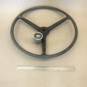 1961 Tractor steering wheel and oil pressure gauge