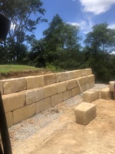 Affordable Sandstone Block Walls