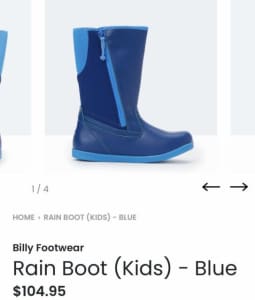 Billy Footwear - Kids Billy Rain Boots - Size US 2