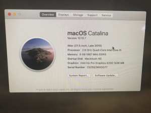 Apple Mac OS Catalina Computer