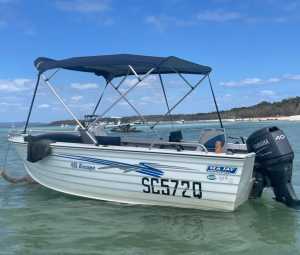 Seajay Escape 4.35m boat ( tinny )