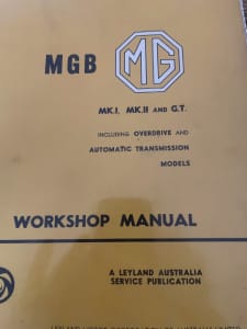 MGB - WORKSHOP MANUAL