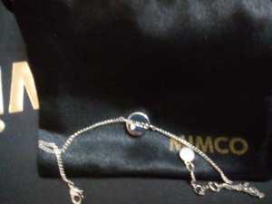 Mimco silver bracelet with crystal and new with tags RRP 79.95