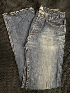 Blue Armani Exchange Boot Cut men’s jeans