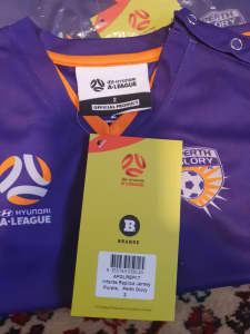 Official Perth Glory jerseys