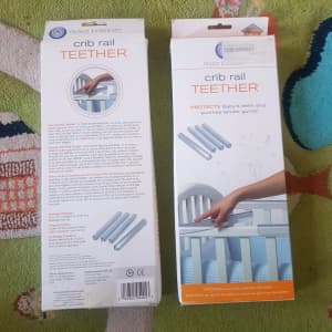 Cot crib rail teether and protector!