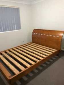 Timber Bed Frame - Queen Size
