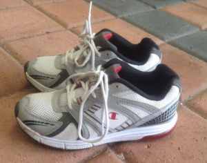 Champion sz4 running shoes - good condition.