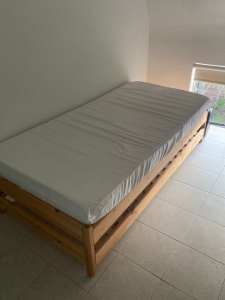 Ikea Utaker Stackable Bed, with 1 mattress