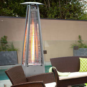 Gasmate Deluxe Stainless Steel Pyramid Flame Heater (New)