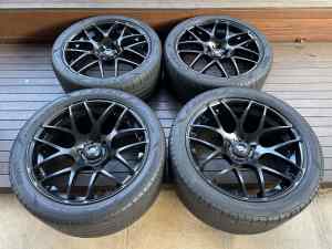 20 VMR BLACK V710 BENTLEY CONTINENTAL GT Wheels & Tyres FIT AUDI VW S